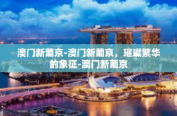 澳门新葡京-澳门新葡京，璀璨繁华的象征-澳门新葡京