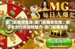 澳门新葡京在线-澳门新葡京在线，数字化时代的独特魅力-澳门新葡京在线